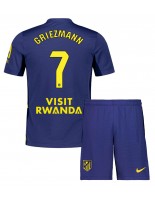 Otroške Nogometnih dresov Atletico Madrid Antoine Griezmann #7 Gostujoči 2025-26 Kratki rokavi (+ hlače)